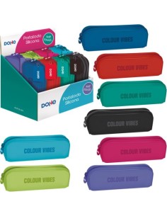 EXP 8 PORTATODO SILICONA SENCILLO COLORES VIVOS