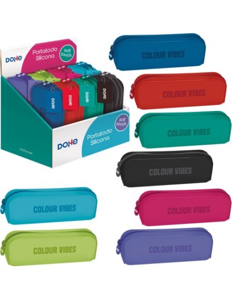 EXP 8 PORTATODO SILICONA SENCILLO COLORES VIVOS