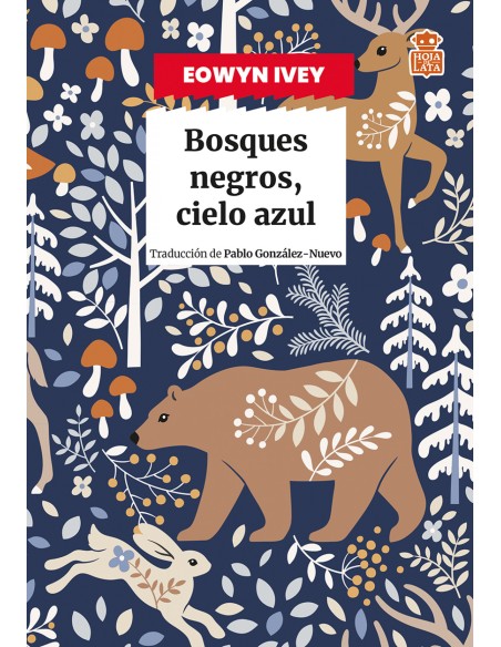 Bosques negros cielo azul