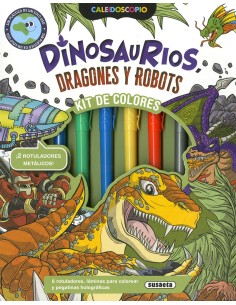 Dinosaurios dragones y robots