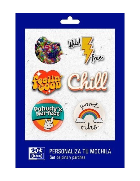 SET PARCHES PINS Y CHAPAS