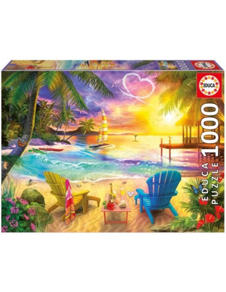 PUZZLE 1000 PIEZAS PLAYA DEL AMOR FSC