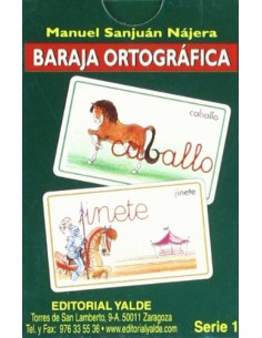 BARAJA ORTOGRAFICA 15 12 ANOS 33 CARTAS