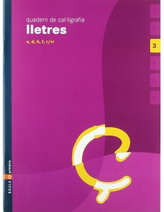 CAT053QUADCALLIGRAFIA LLETRES 4ANYS S D F H R