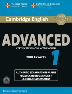Cambridge english advanced 1 revised exam sbkeyaudio cd