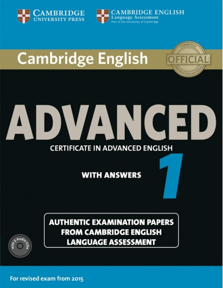 Cambridge english advanced 1 revised exam sbkeyaudio cd