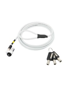 001326 cable antirrobo Blanco 1,8 m