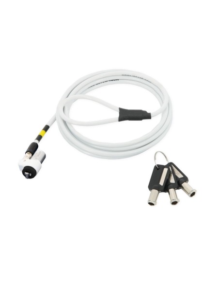 001326 cable antirrobo Blanco 1,8 m