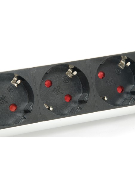 333304 unidad de distribución de energía (PDU) Negro, Plata 3 salidas AC