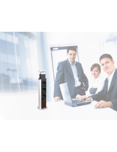 333304 unidad de distribución de energía (PDU) Negro, Plata 3 salidas AC