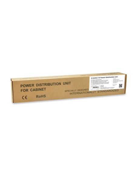 333310 unidad de distribución de energía (PDU) 8 salidas AC 1U Negro