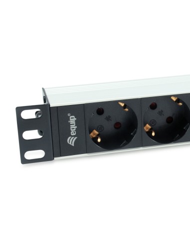 333311 unidad de distribución de energía (PDU) 4 salidas AC 1U Negro, Plata