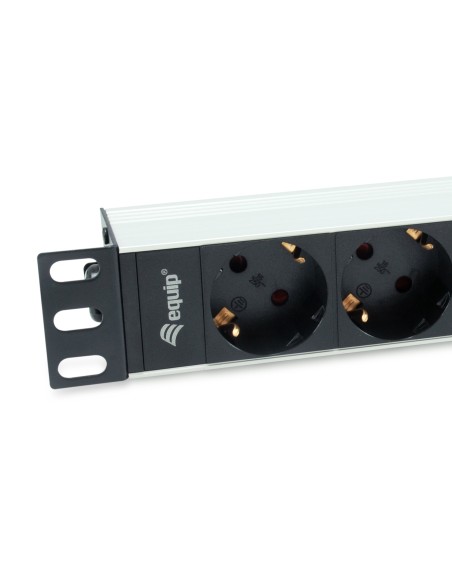 333311 unidad de distribución de energía (PDU) 4 salidas AC 1U Negro, Plata