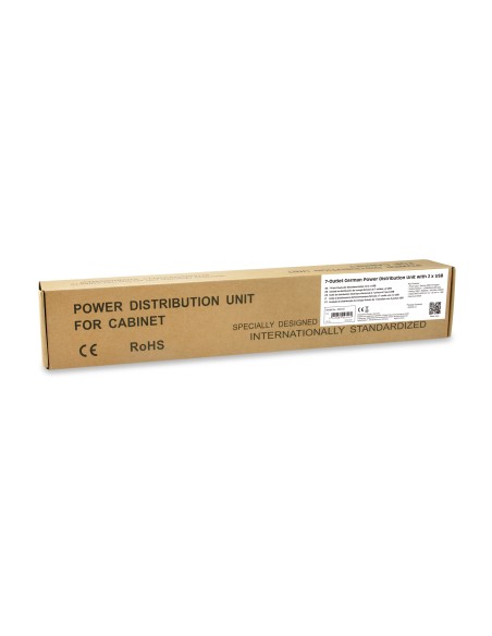 333315 unidad de distribución de energía (PDU) 7 salidas AC 1U Negro, Plata