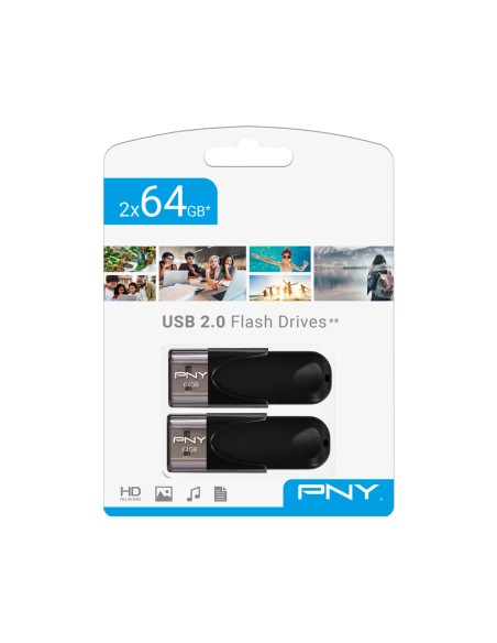 Attaché 4 2.0 64GB unidad flash USB USB tipo A Negro