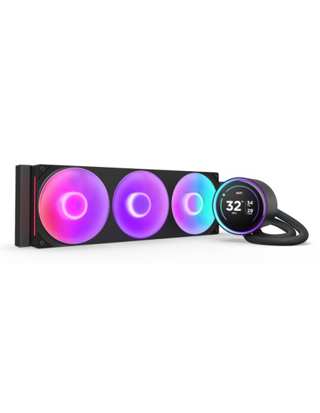 Kraken Elite 420 RGB Procesador Sistema de refrigeración líquida todo en uno 14 cm Negro 1 pieza(s)