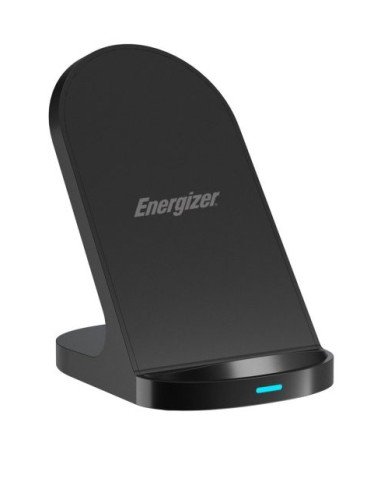 WCP108 cargador de dispositivo móvil Smartphone Negro USB Cargador inalámbrico Carga rápida Interior