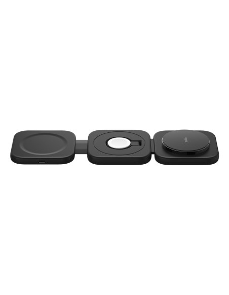 BoostCharge Pro Auriculares, Smartphone, Reloj inteligente Negro USB Cargador inalámbrico Carga rápida Interior