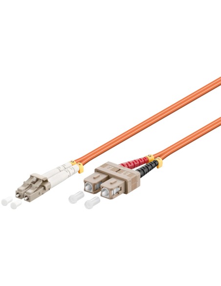 WPC-FP1-6LCSC-100 Cable de fibra óptica e InfiniBand 10 m LC SC Naranja