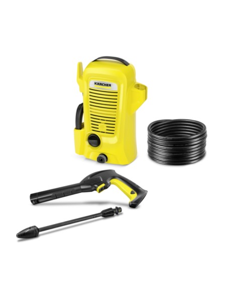 K 2 Universal Edition Limpiadora de alta presión o Hidrolimpiadora Compacto Eléctrico 360 l/h 1400 W Negro, Amarillo
