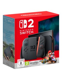 Switch 2 + Mario Kart World videoconsola portátil 20,1 cm (7.9") 256 GB Pantalla táctil Wifi Negro