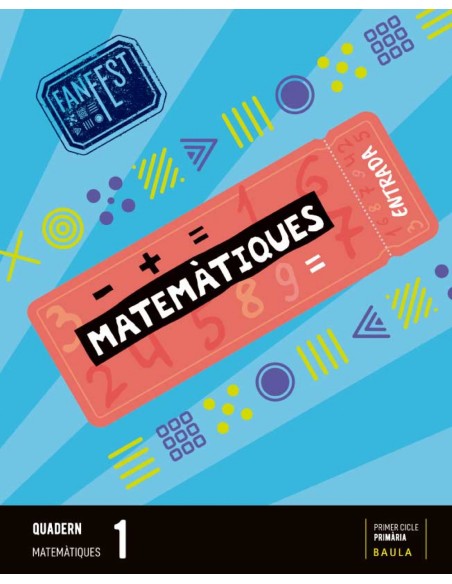 QUADERN MATEMATIQUES 1RPRIMARIA ESPIRAL FANFEST CATALUNYA 2023