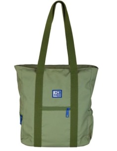 Bolso tote bag b trendy 34x32x12 color verde safari oxfbag