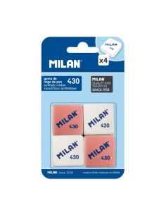 BMM9215 goma Caucho Rosa, Blanco 4 pieza(s)