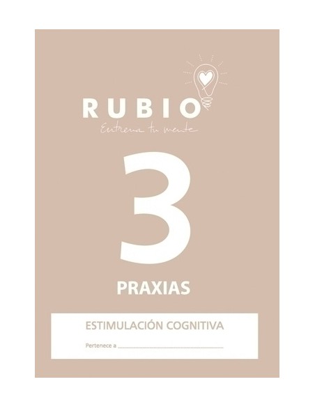 CUADERNO RUBIO A4 ESTIM.COGN.PRAXIAS 3 - Pack de 5 unidades