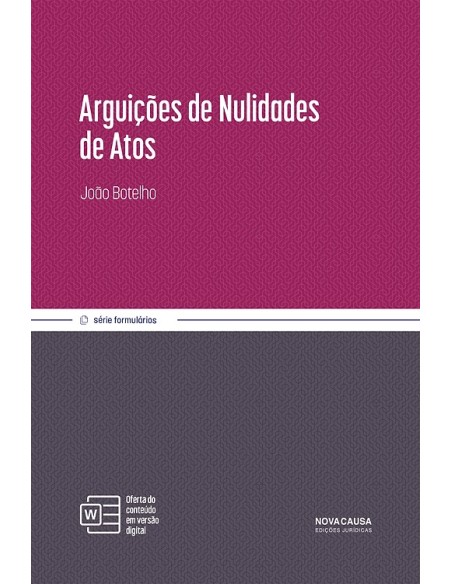 Arguicoes de Nulidades de Atos