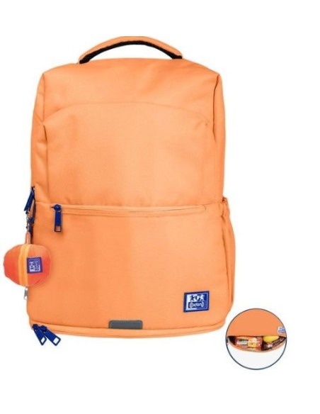 Mochila lunchbox b out 42x30x15cm color peach oxfbag