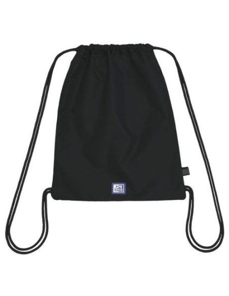 Saco plano oxford b cool color negro 42x33cm con bolsillo interior