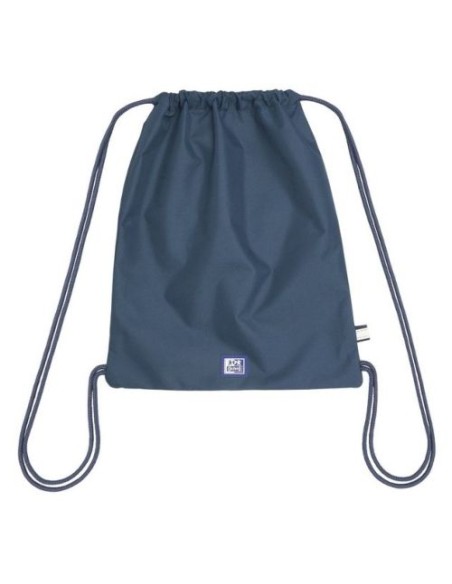 Saco plano oxford b cool color azul marino 42x33cm con bolsillo interior