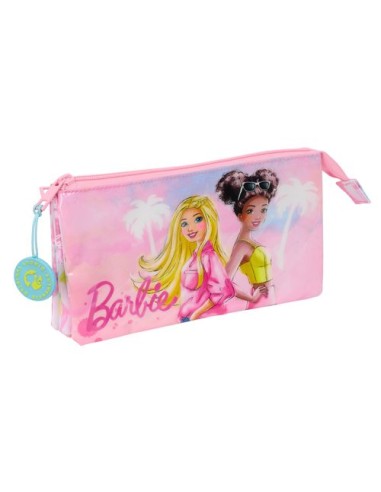 PORTATODO TRIPLE BARBIE PAINTERLY 22x12x3cm
