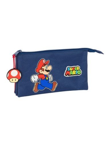 PORTATODO TRIPLE SUPER MARIO TRICK 22x12x3cm