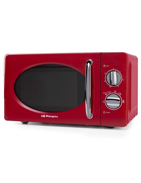 MI-2020 microondas Rojo Solo microondas Encimera 20 L 700 W