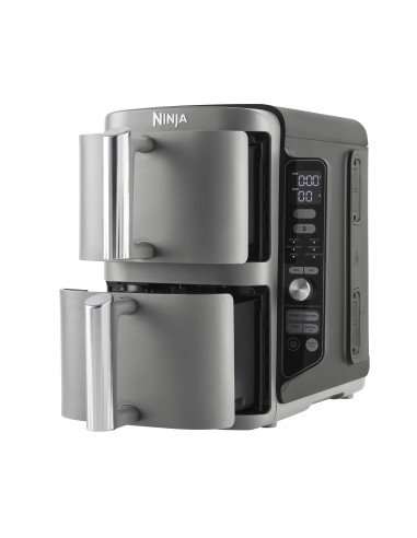 SL400EU freidora Doble 9,5 L 2470 W Freidora de aire caliente Negro, Gris