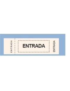 TALONARIO ENTRADAS LOAN COLORES SURTIDOS T-42 - 1 unidad