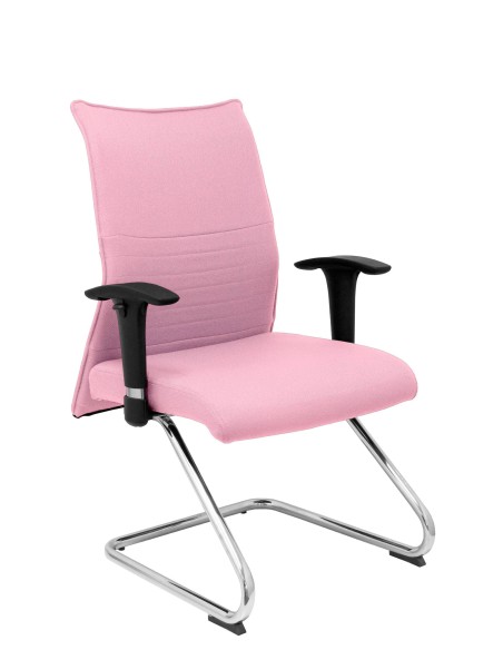 Sillón Albacete confidente patín bali rosa pálido