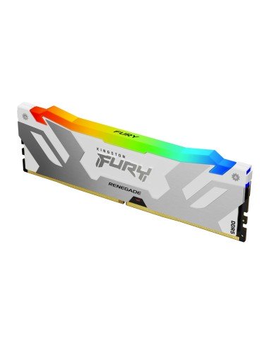 FURY 16GB 8000MT/s DDR5 CL38 DIMM Renegade RGB Blanco XMP