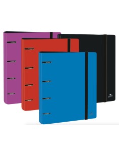 2303PSU-EX carpeta Polipropileno (PP) Negro, Azul, Púrpura, Rojo A4