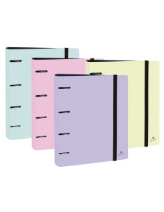 2304PPSU-EX carpeta Polipropileno (PP) Azul claro, Rosa, Violeta, Amarillo A4
