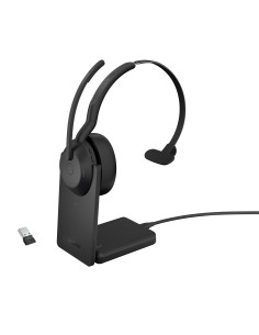 25599-889-989 auricular y casco Auriculares Inalámbrico y alámbrico Diadema Oficina/Centro de llamadas Bluetooth Base de carga N