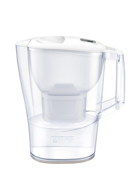 Aluna Filtro de agua para jarra 2,4 L Transparente, Blanco