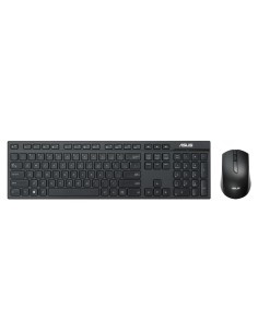 W2500 teclado Ratón incluido Juego RF inalámbrico QWERTY Negro