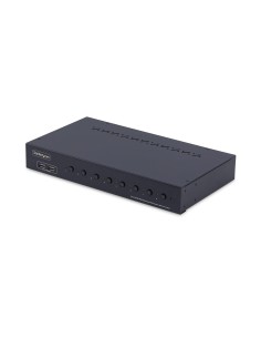 Switch KVM de 8 Puertos HDMI 4K 60Hz - Conmutador KVM HDMI 2.0 con Kit de Montaje 1U para Rack - con Hub USB de 4 Puertos - Conm
