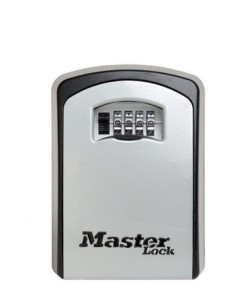 5403EURD caja portallaves y organizador Metal Negro, Gris