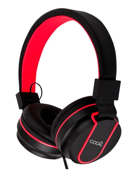 8434847070155 Auriculares Diadema Juego Negro, Rojo
