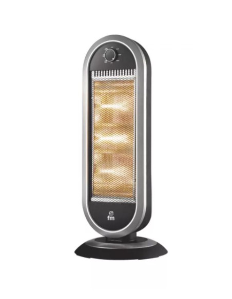H-30 Interior Negro, Gris 1200 W Calefactor eléctrico halógeno