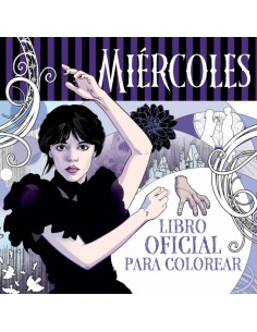 Miercoles Addams Libro oficial para colorear